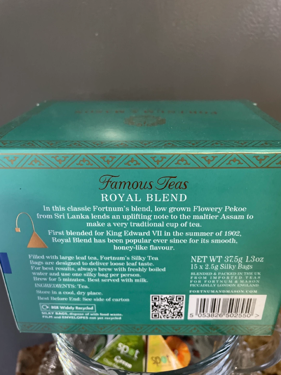 Brand new Royal Blend Tea with glass cup - photo 5