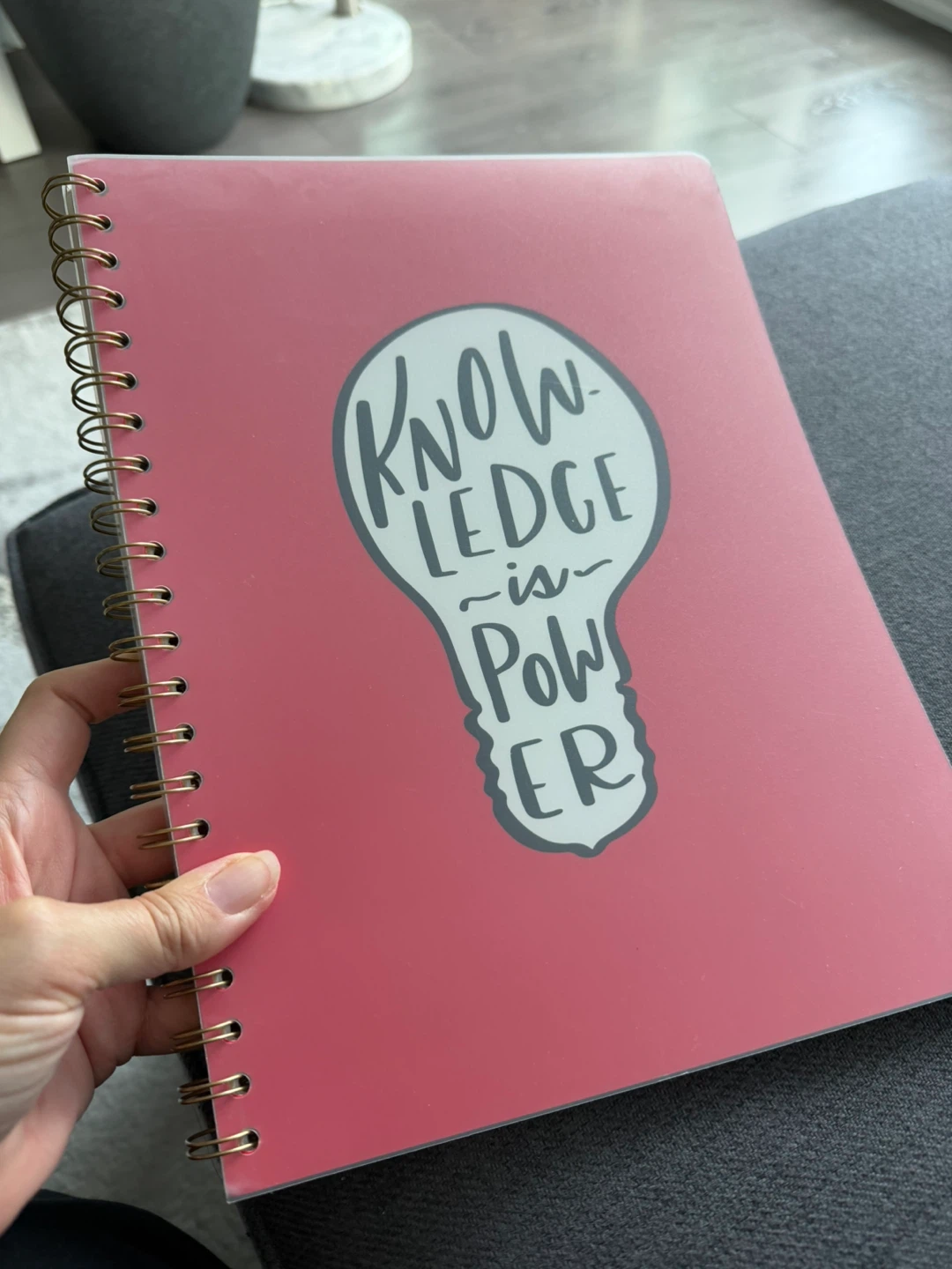 GREAT CONDITION Knowledge is Power Notebook