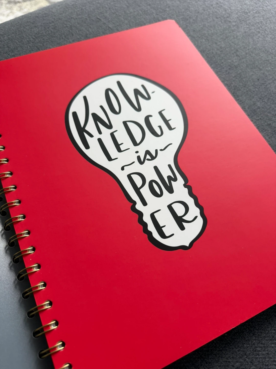 GREAT CONDITION Knowledge is Power Notebook - photo 2