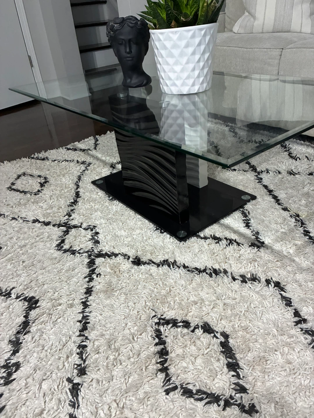 Glass coffee table - photo 2