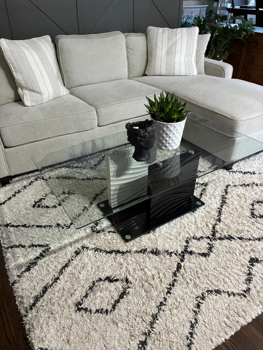 Glass coffee table - photo 3