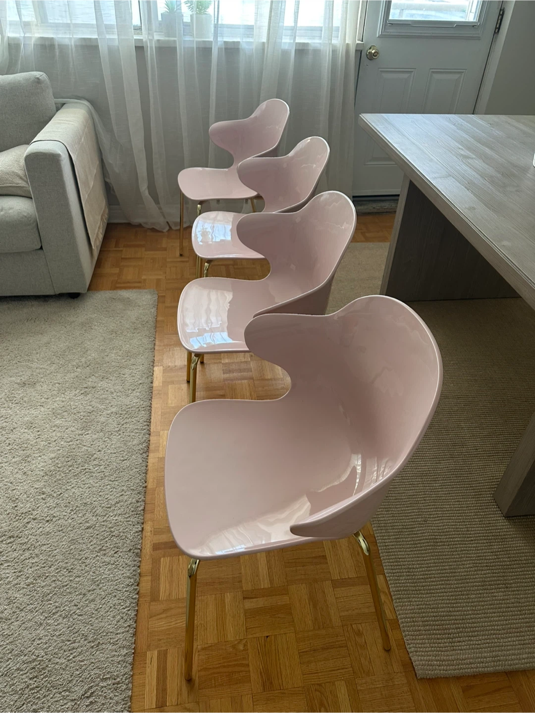 Set of 4 Dining Chairs - photo 2