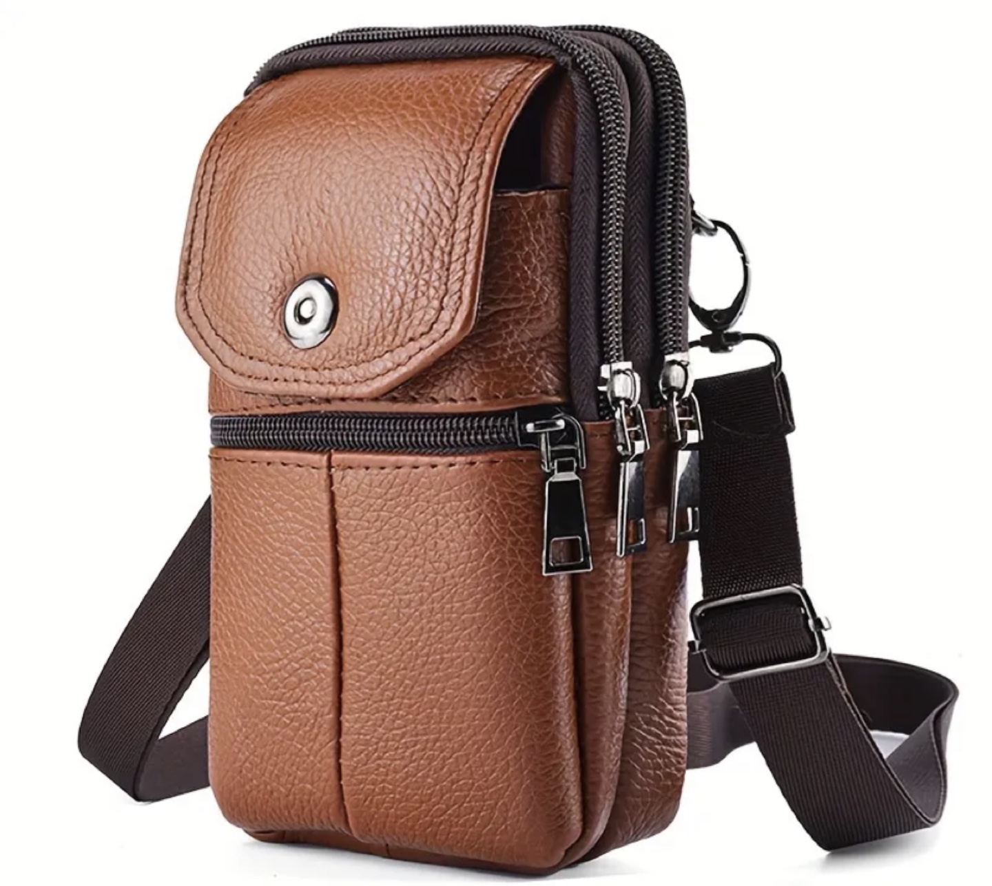 Brand New-Brown Cell Phone Holster Belt Bag - photo 4