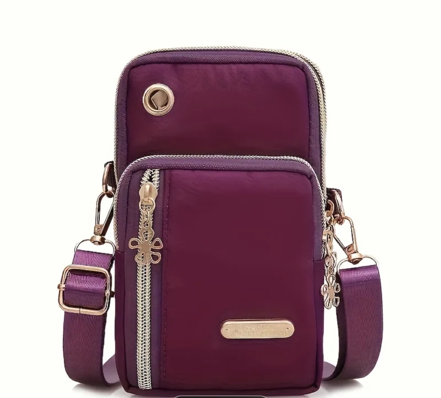 Brand New-Purple Crossbody Phone Bag