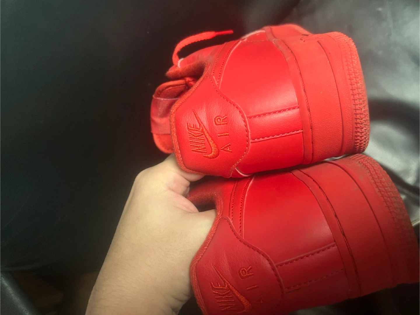 Nike Air Force 1 Red Size 9.5 - photo 5