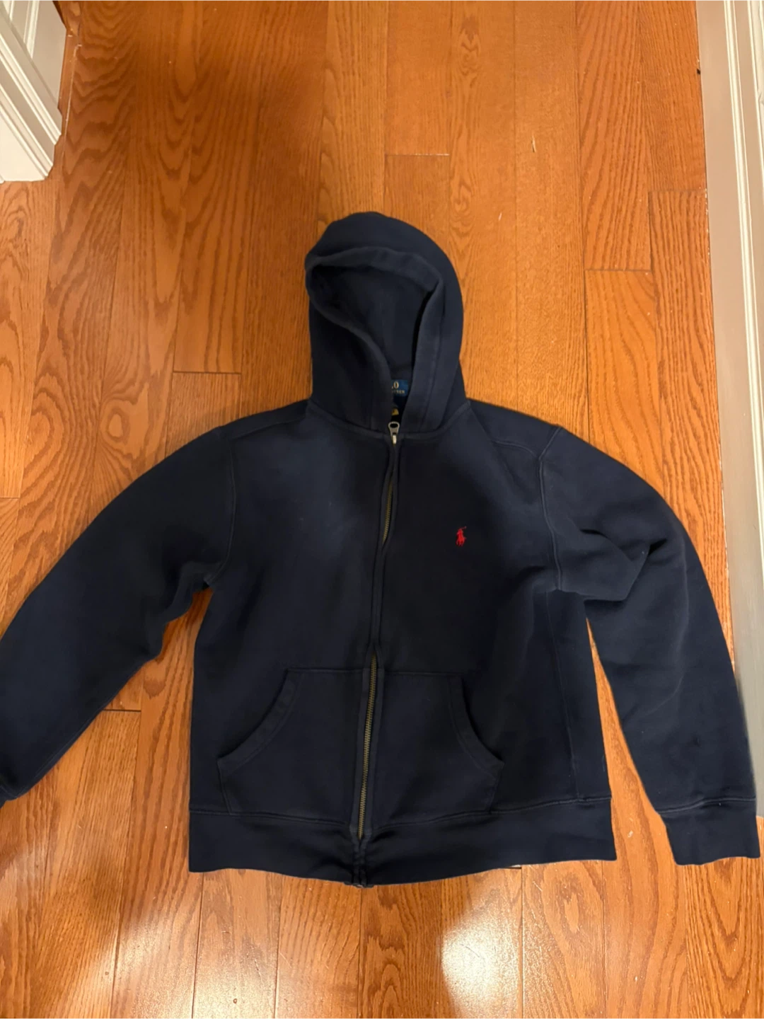 Ralph Lauren Navy Blue Hoodie & Sweatpants Set - L/G (14-16) - photo 3
