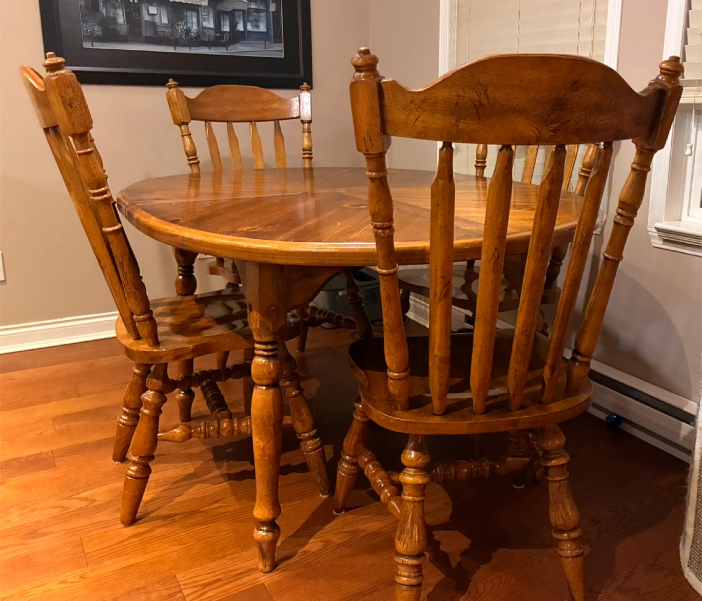Dining table with chairs