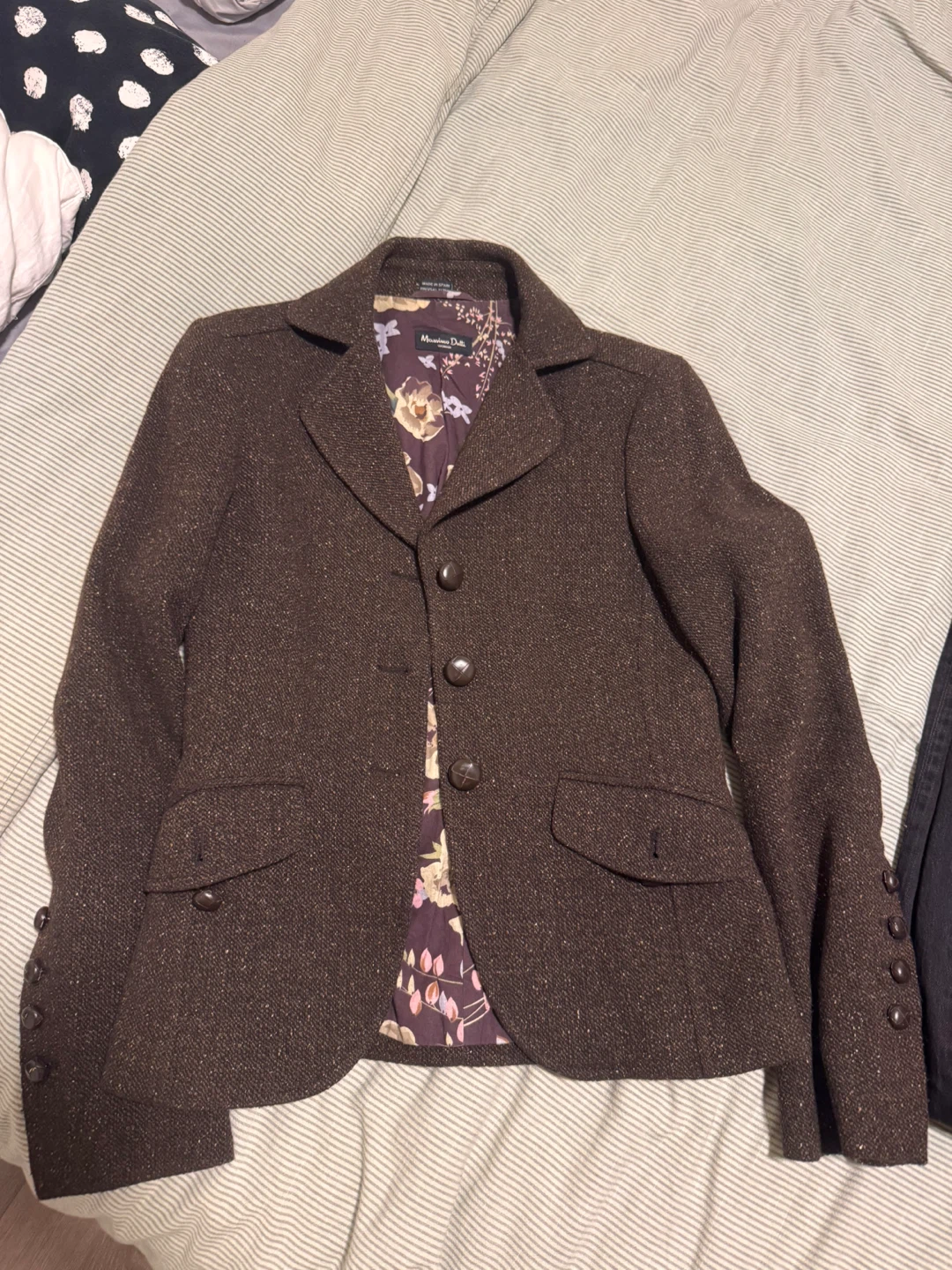 Massimo Dutti Brown Blazer N. New ✨