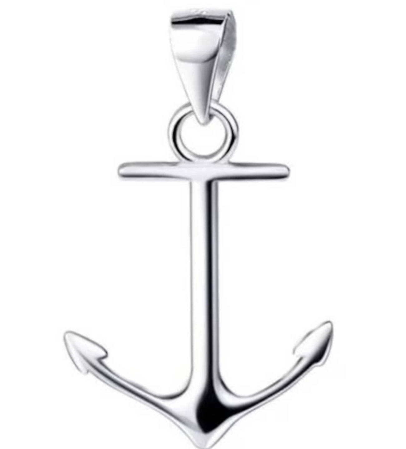 Anchor Pendant Necklace - 20 Inch Chain - photo 4