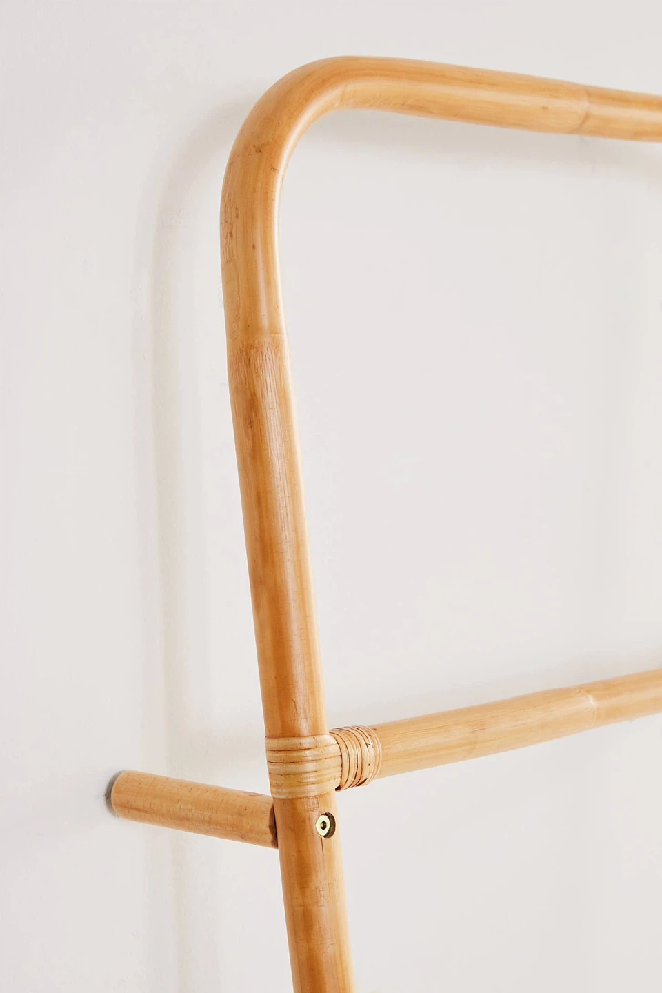 Urban Outfitters Carina Rattan Ladder Shelf - photo 4