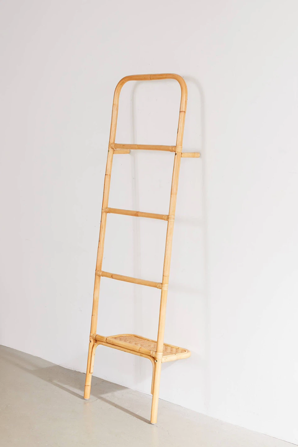 Urban Outfitters Carina Rattan Ladder Shelf - photo 3
