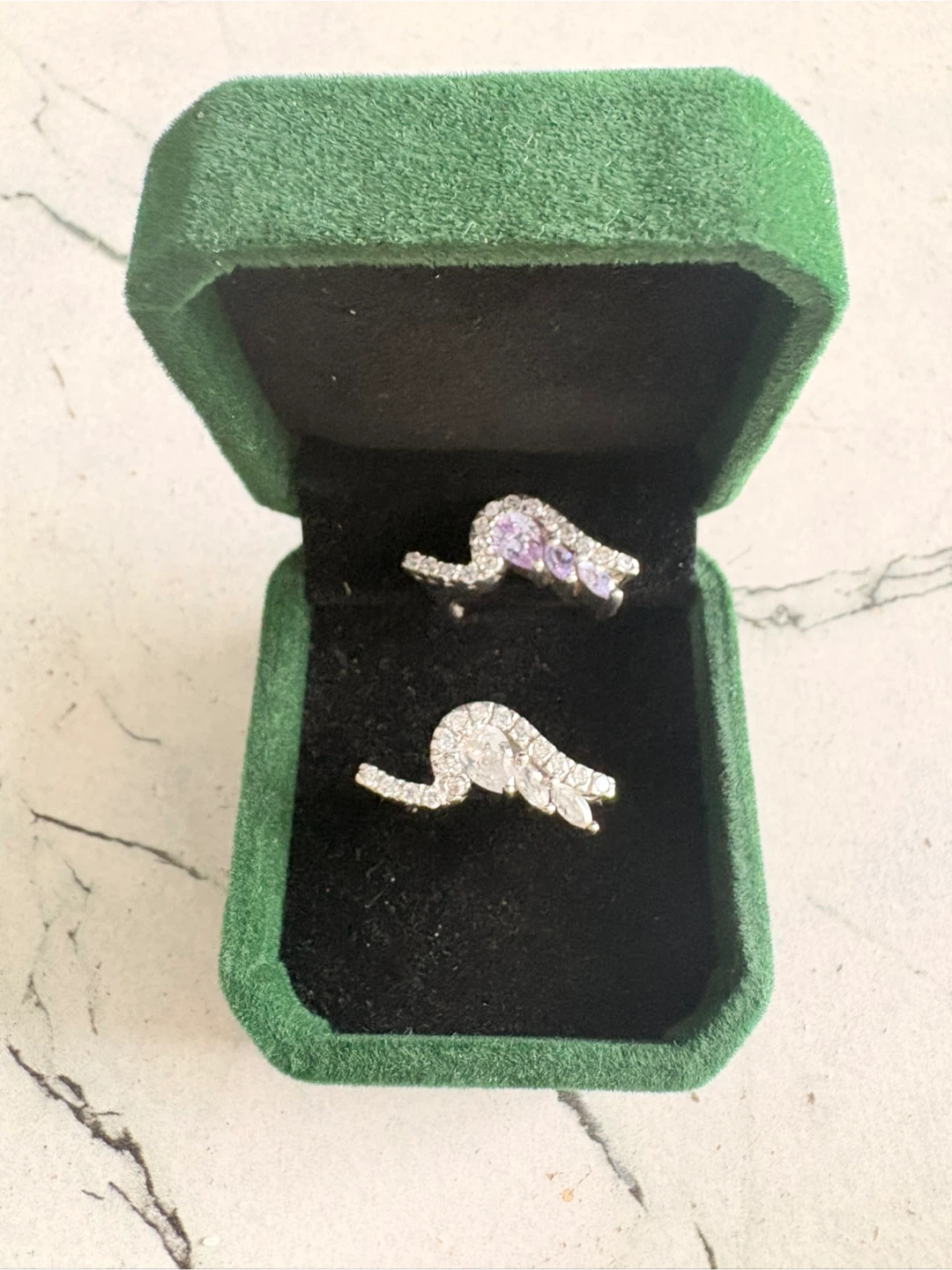 Antique Butterfly Ring Set - photo 2