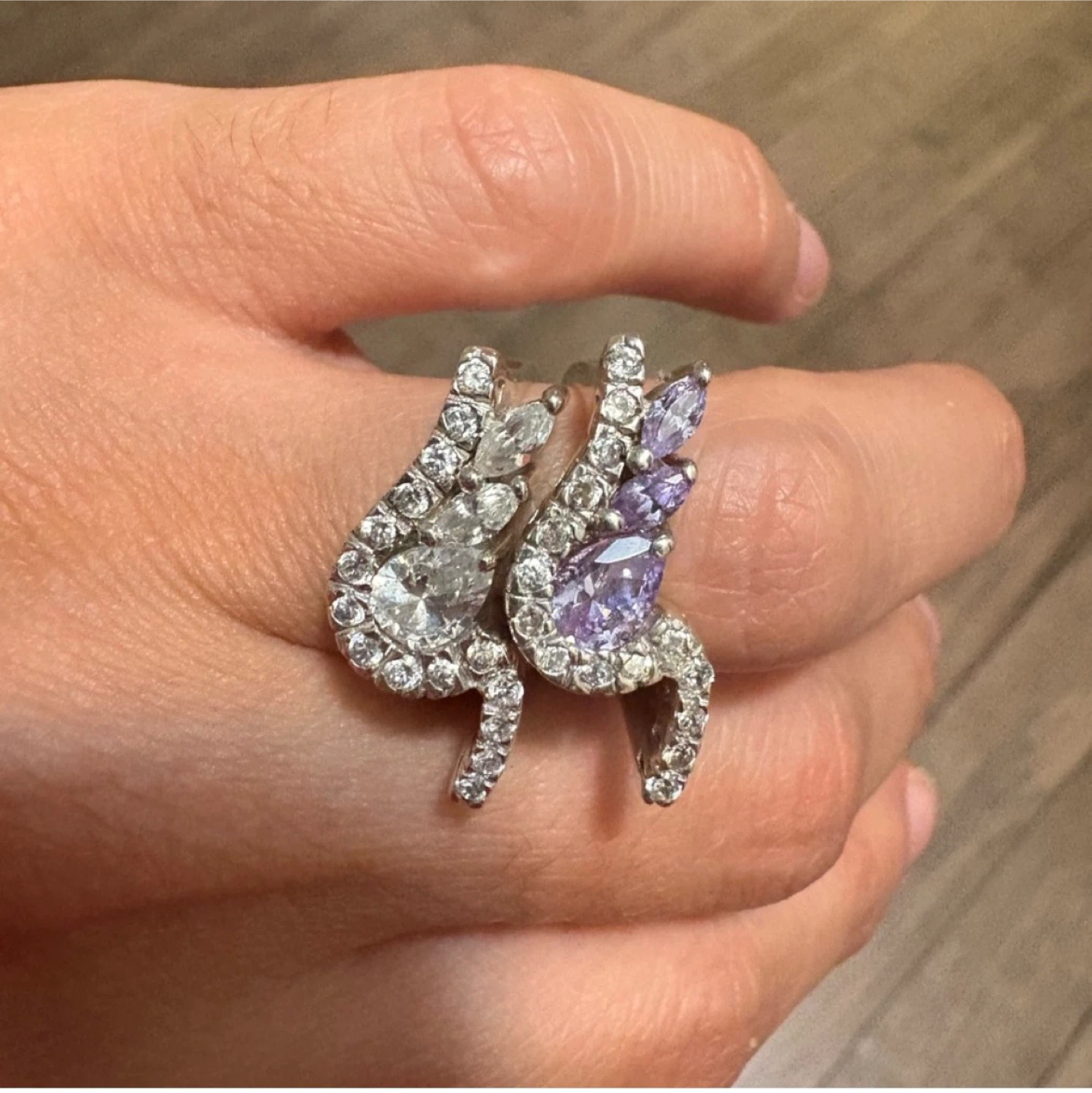 Antique Butterfly Ring Set - photo 3