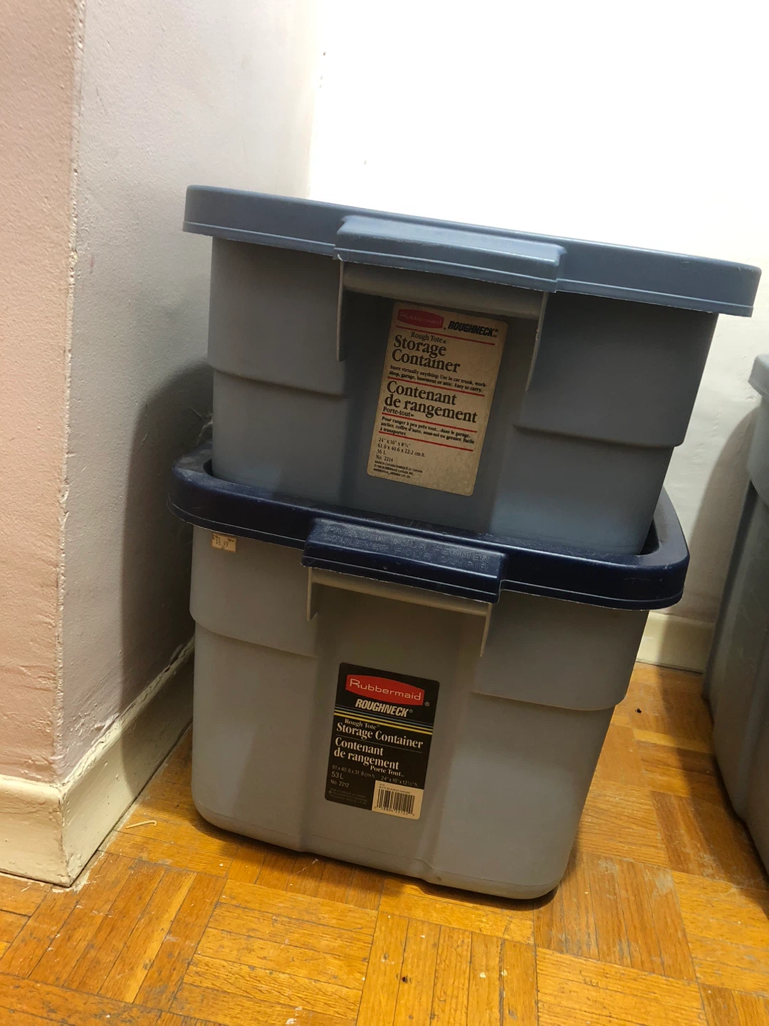 Storage Containers - Grey