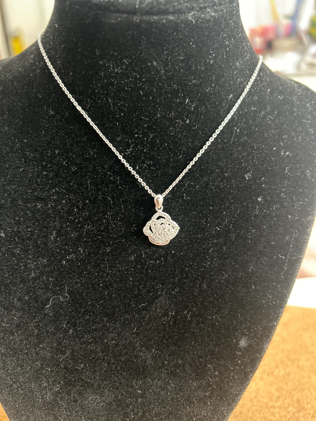 She Has Cubic Zirconia Necklace - 20" Chain - photo 4