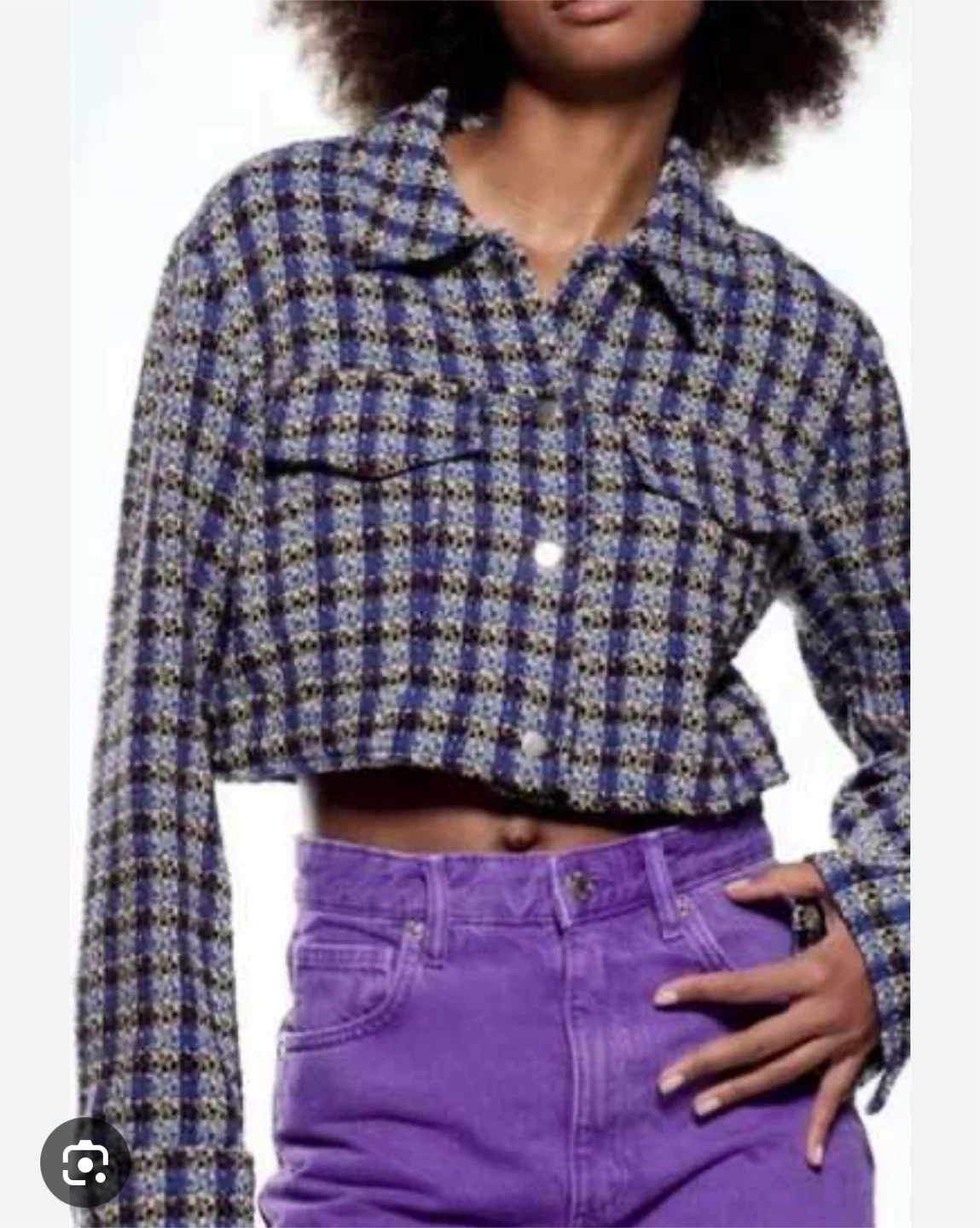 Purple/blue blazer