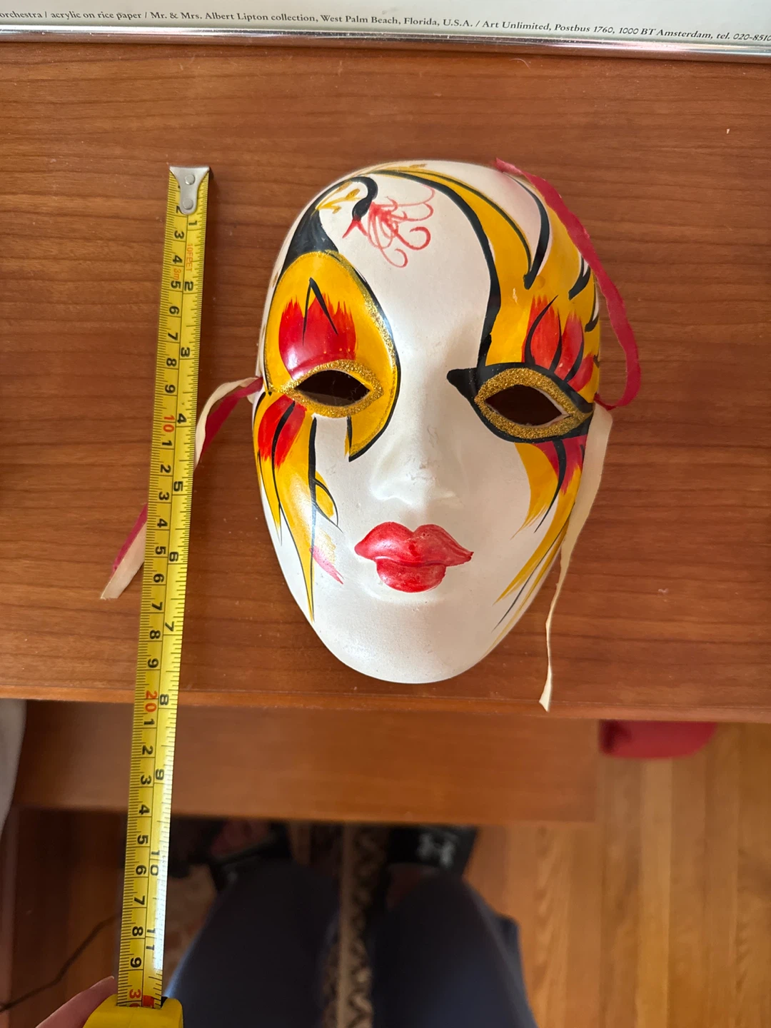 Venetian Style Gypsum Decorative Wall Mask - photo 2