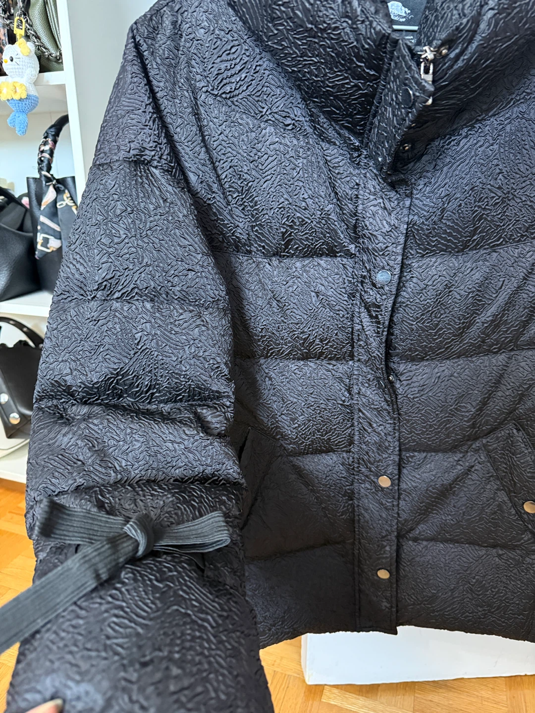 Zara Woman Down Jacket - Black, XS - photo 2