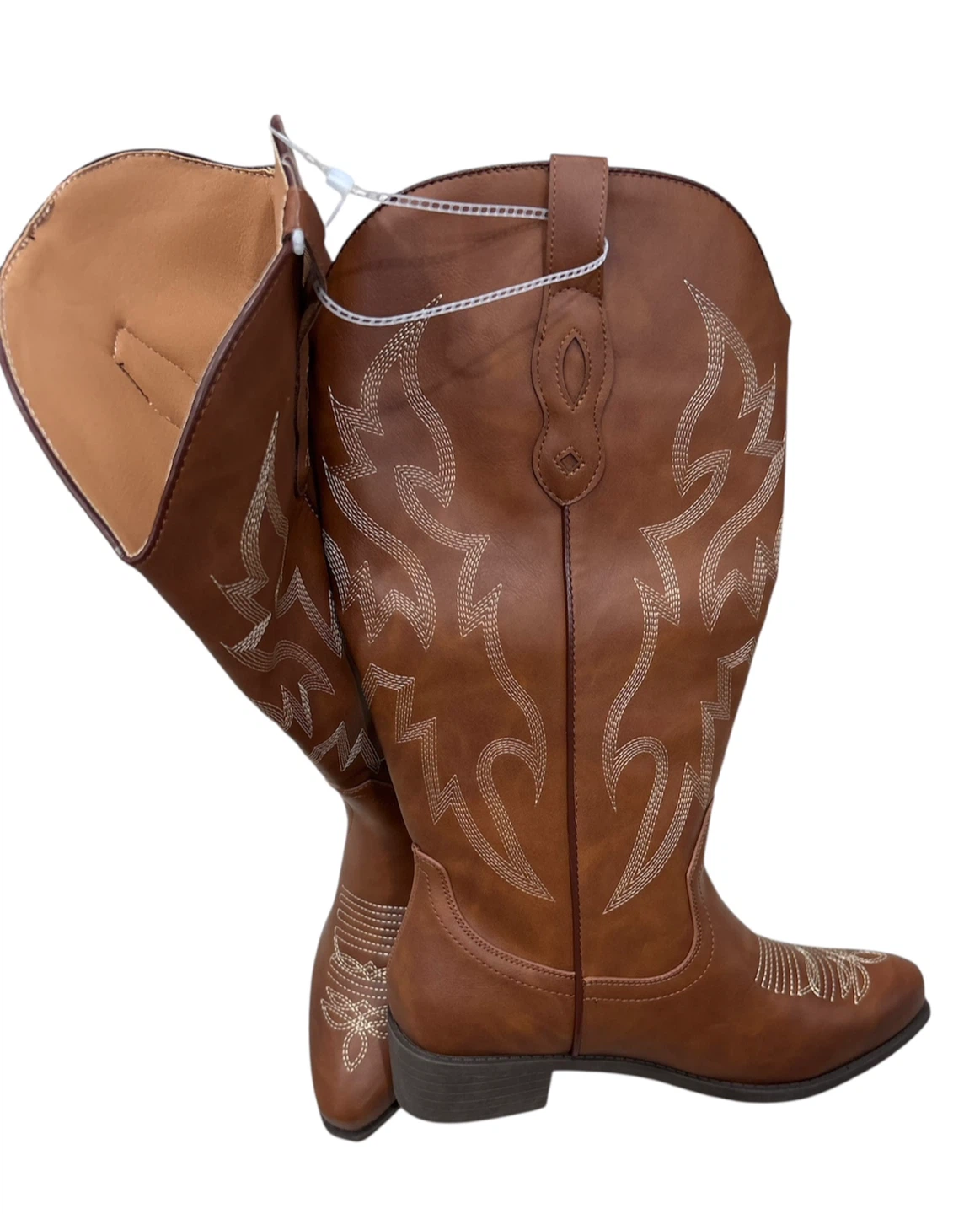 Forever Brown Cowboy Boots - Size 8 - photo 4