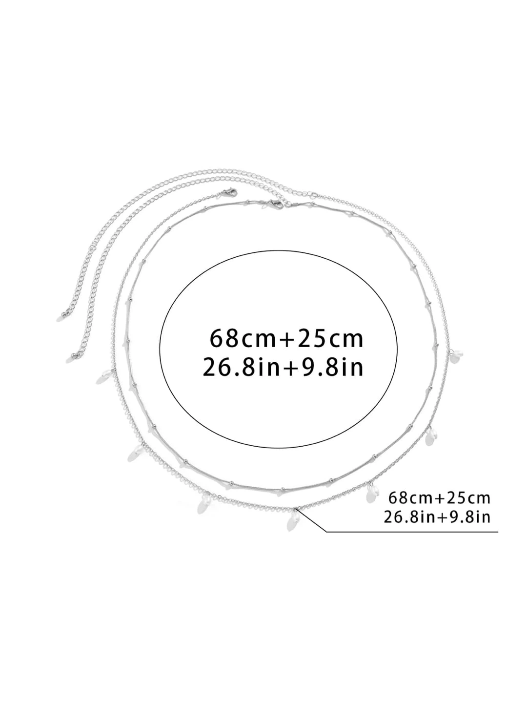 Brand New Fashion Jewelry Silver Body Chain - photo 2