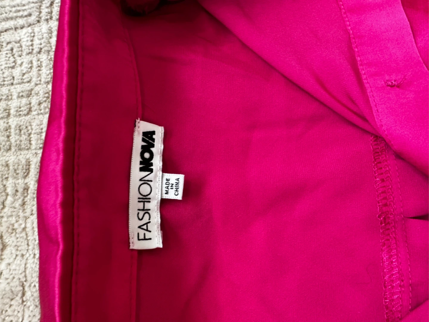 Fashion Nova Pink Button-Up Shirt - photo 4