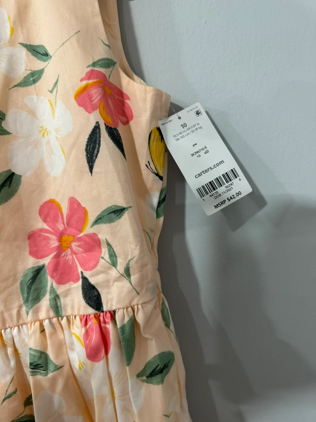 Carter's Floral Print Dress Size 10 🥕