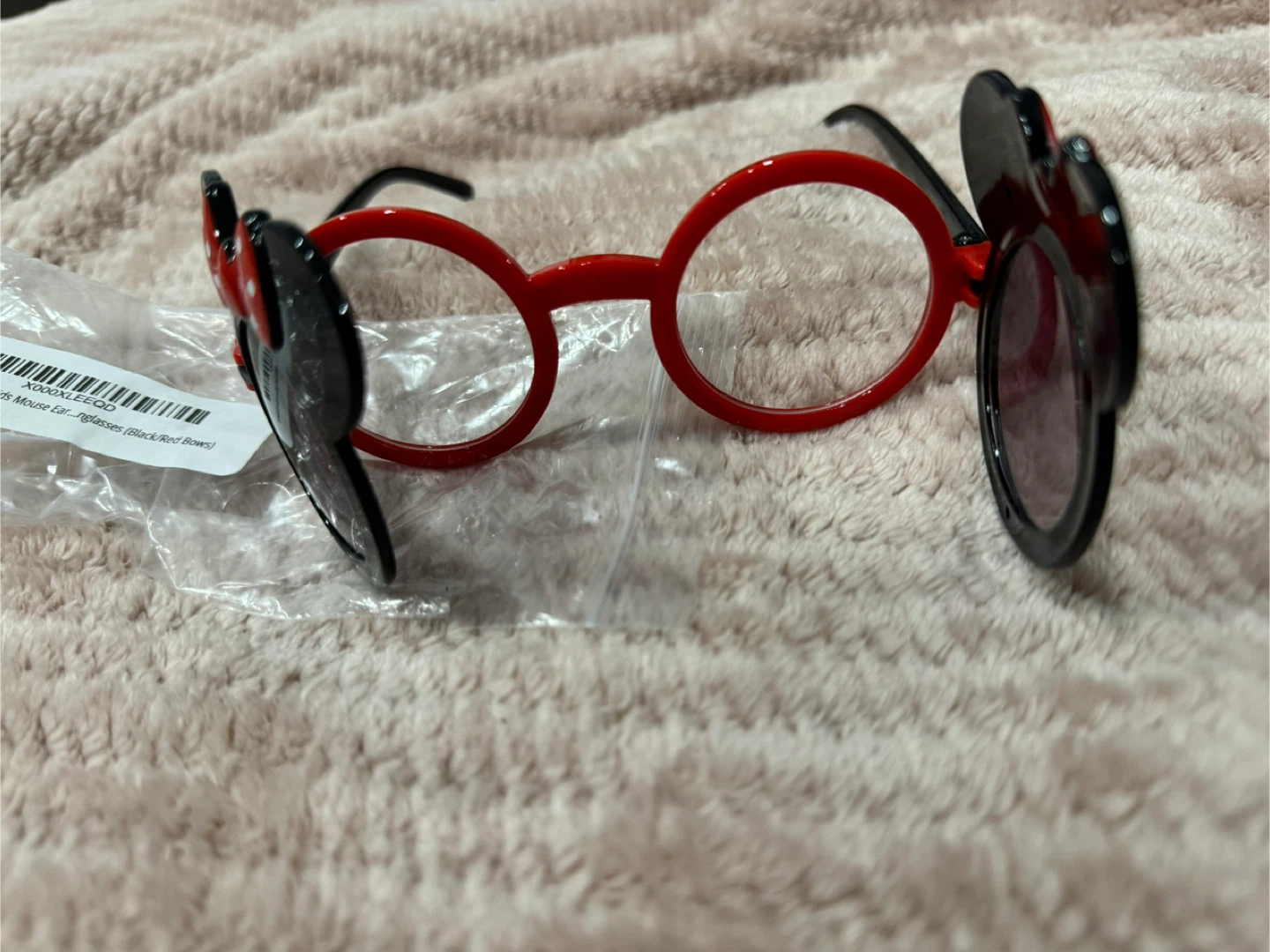 New Kids Minnie Mouse Sunglasses - Black/Red Bows - photo 2