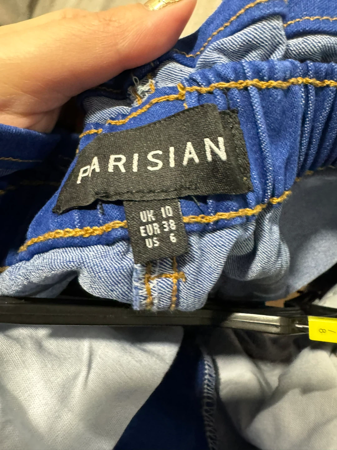 Parisian Blue Denim Shorts - Size 6 - photo 4