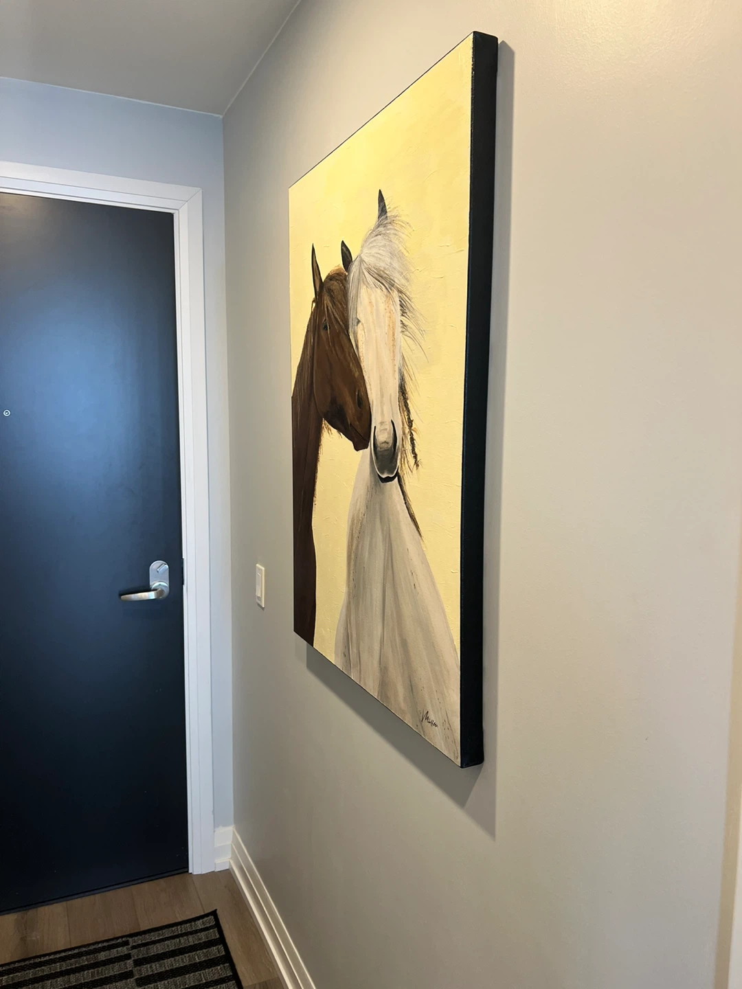 Moving sale— Large original hand-painted canvas - photo 3
