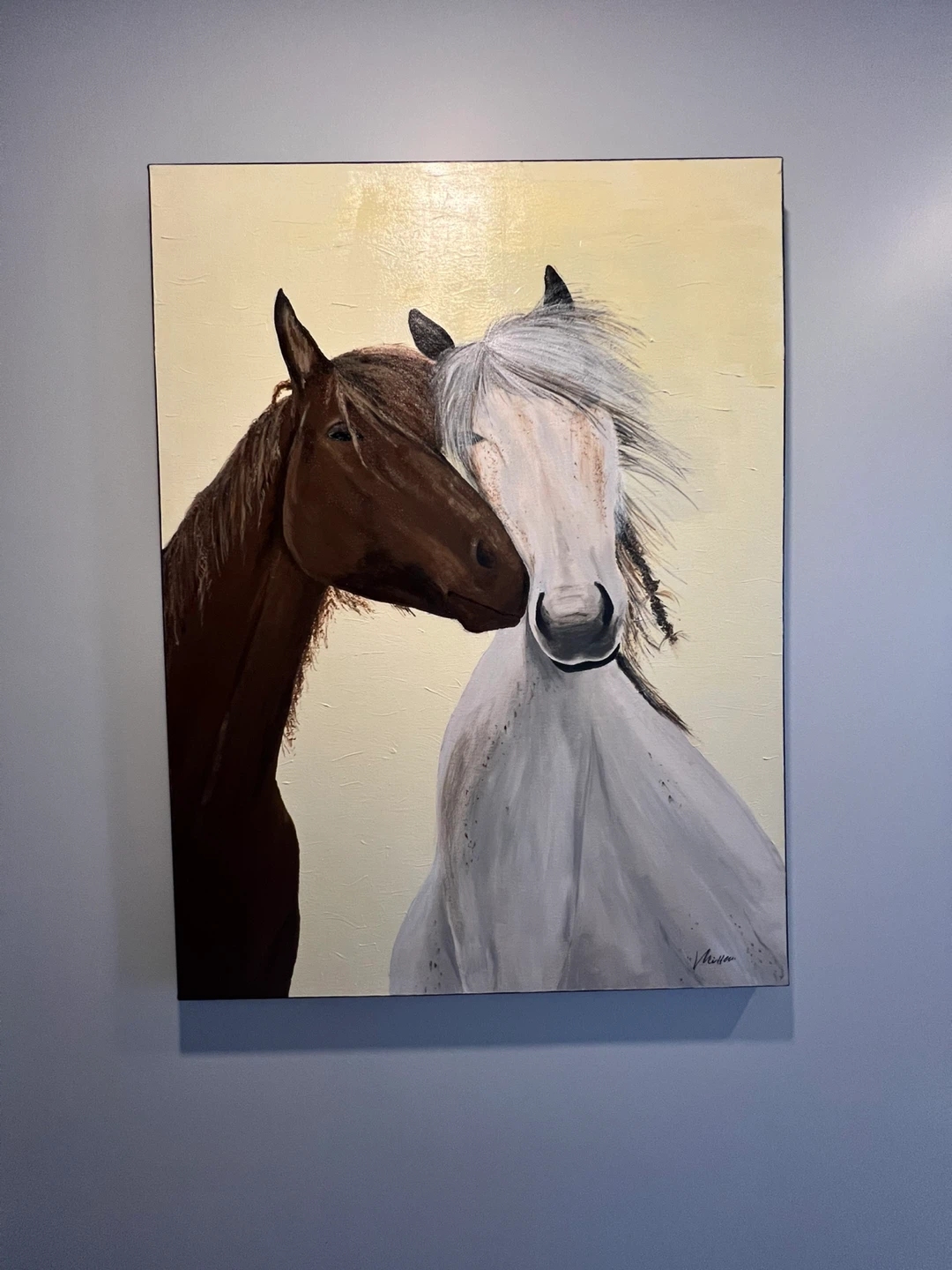 Moving sale— Large original hand-painted canvas