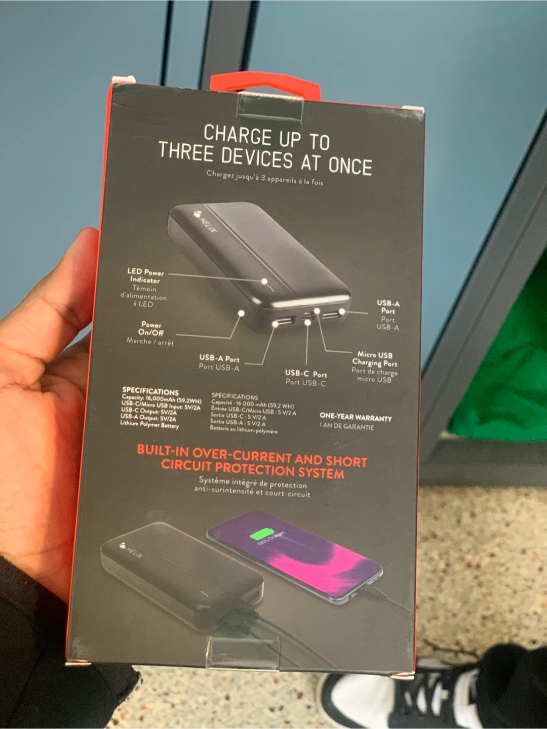 Helix TurboVolt+ 16,000 mAh Power Bank - New - photo 2