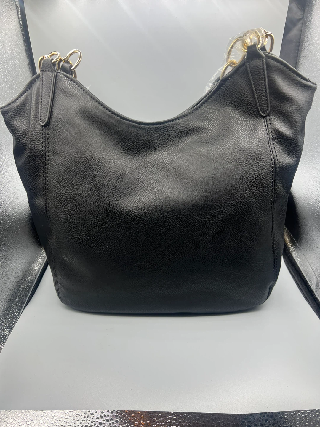 Sac à main noir OS/TU , comme neuf! - photo 2