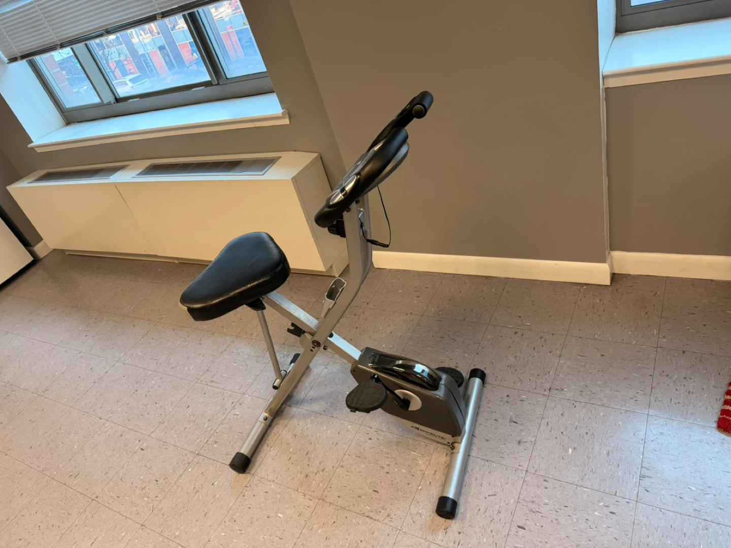 Exerpeutic Folding Magnetic Upright Exercise Bike - photo 4