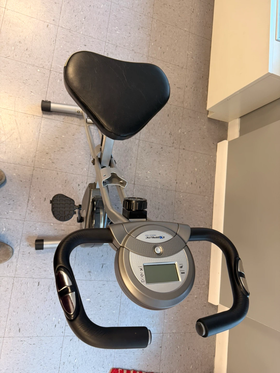 Exerpeutic Folding Magnetic Upright Exercise Bike - photo 3