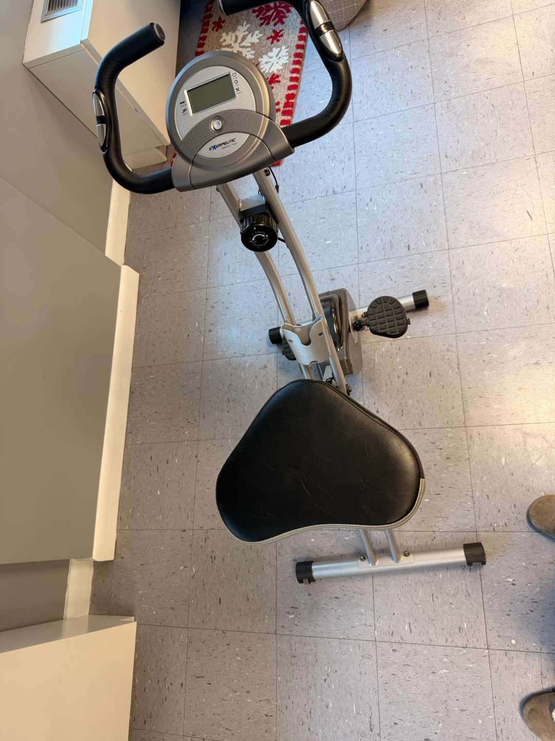 Exerpeutic Folding Magnetic Upright Exercise Bike - photo 2
