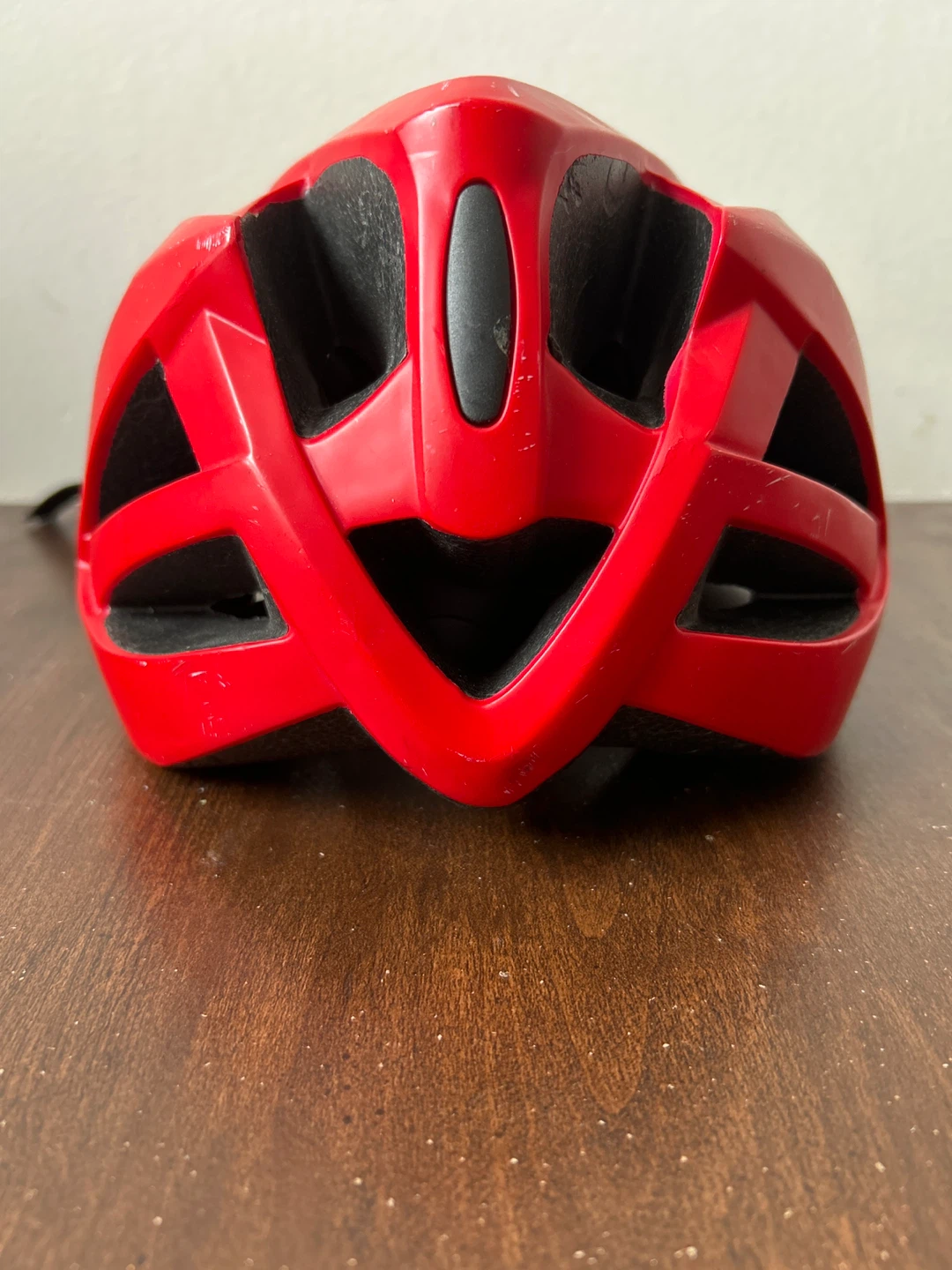 Red Adult Bike Helmet - photo 3