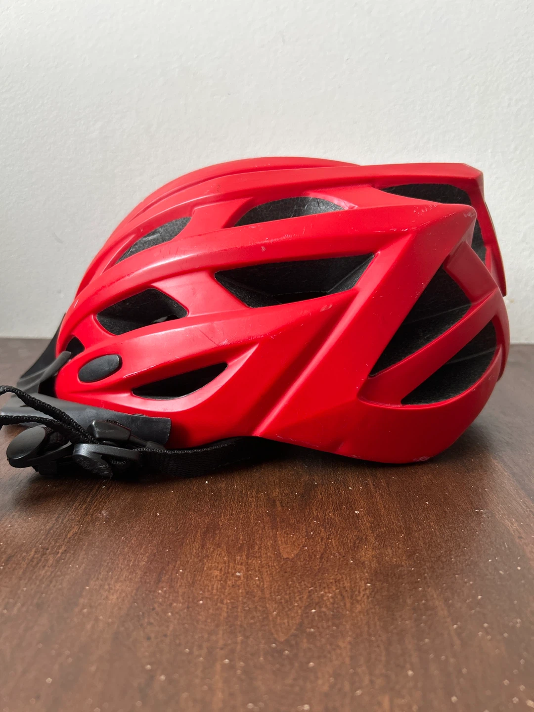 Red Adult Bike Helmet - photo 4
