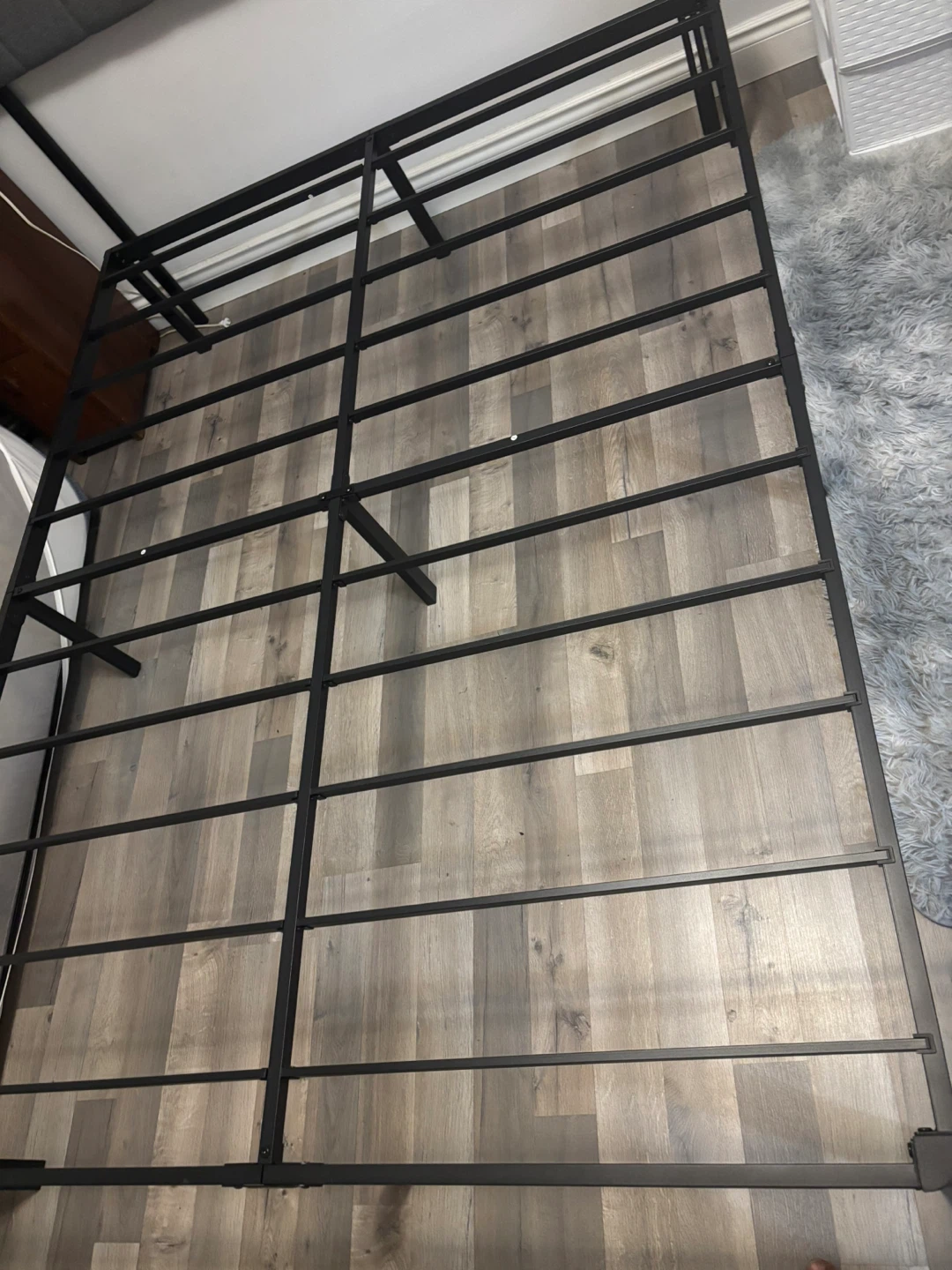 Black Metal Bed Frame queen, size