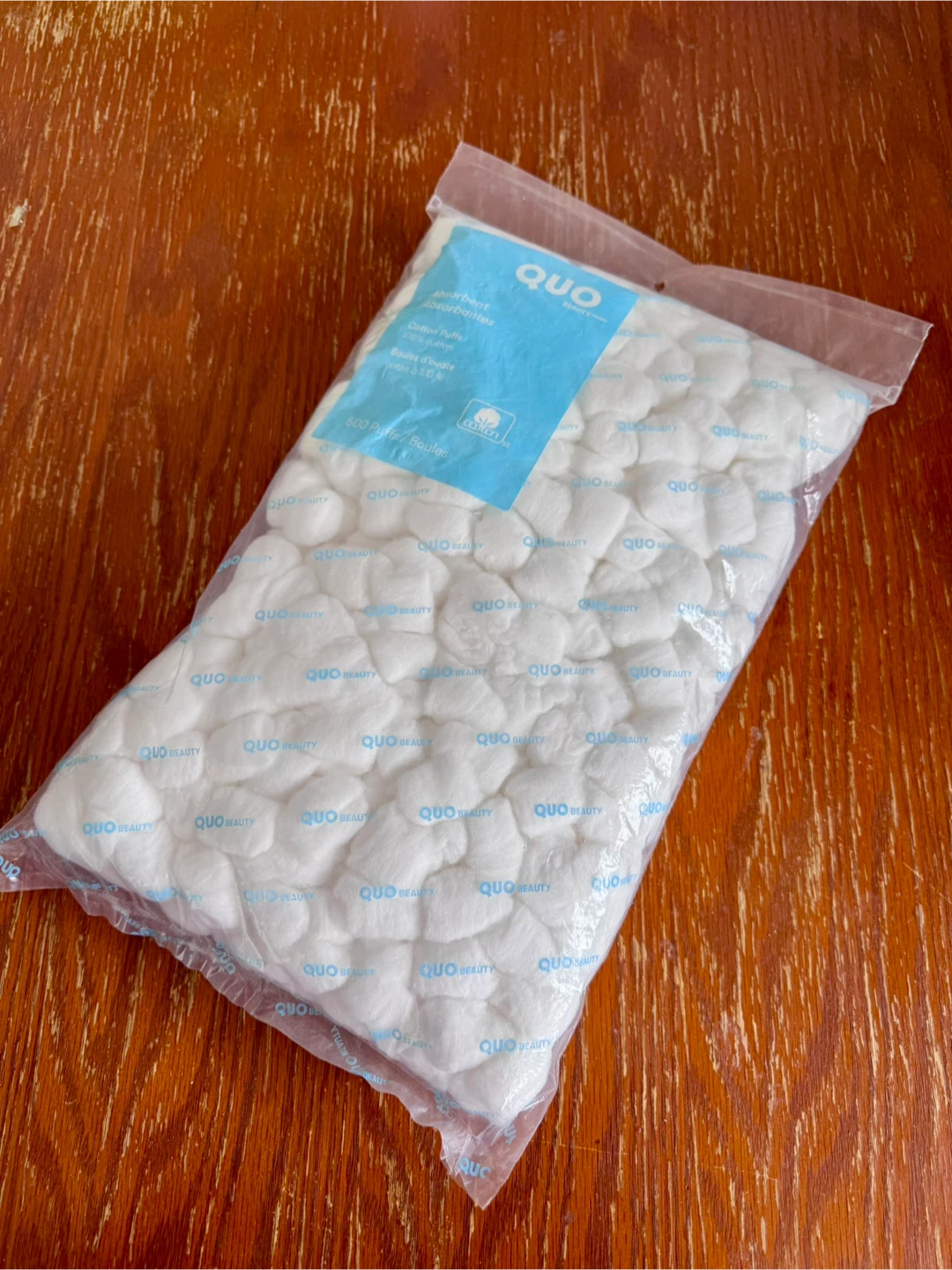 QUO Beauty Cotton Puffs - 500 Count
