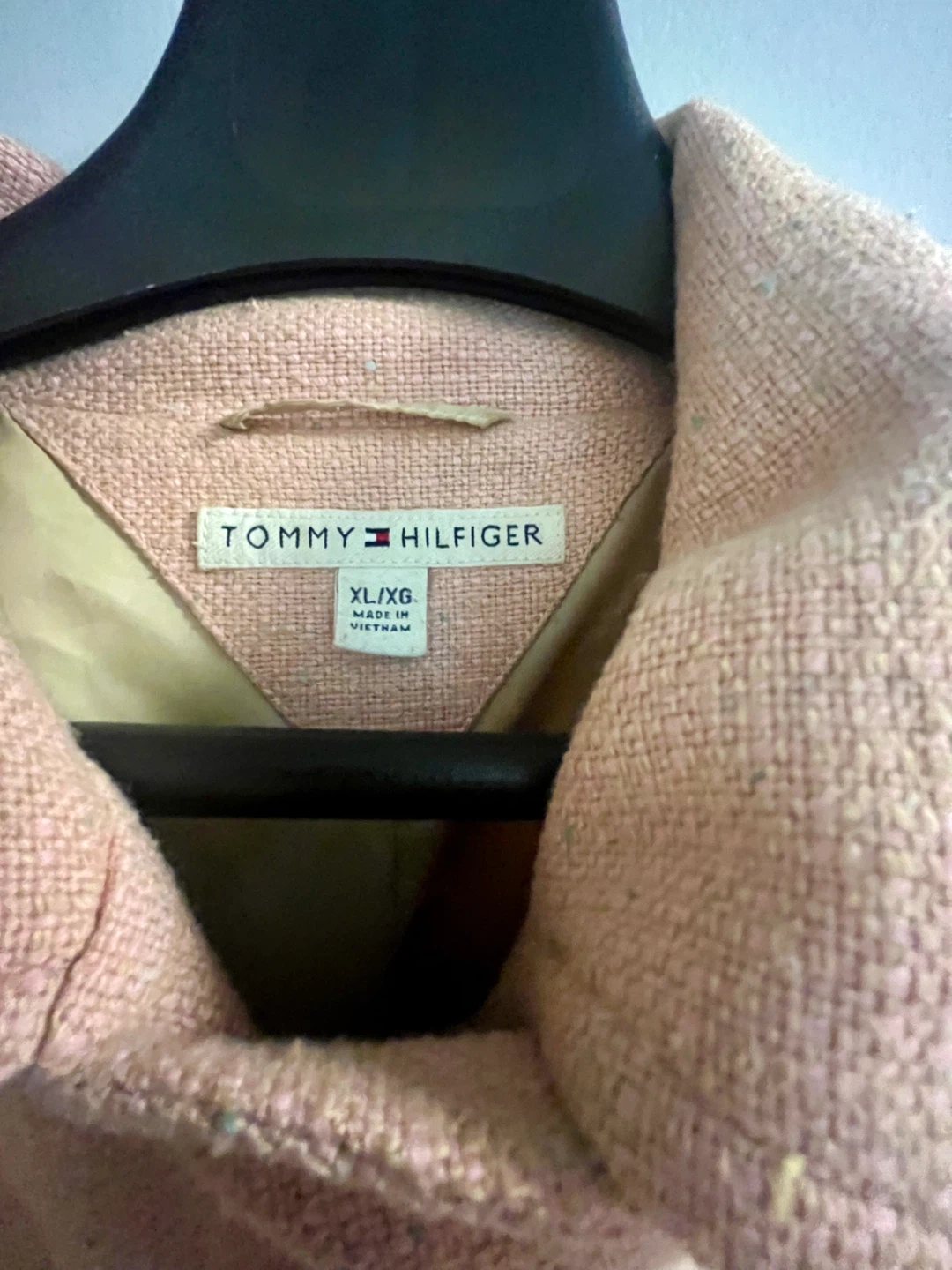 Tommy Hilfiger Pink Moto Jacket - Fits M-L but is XL - photo 3