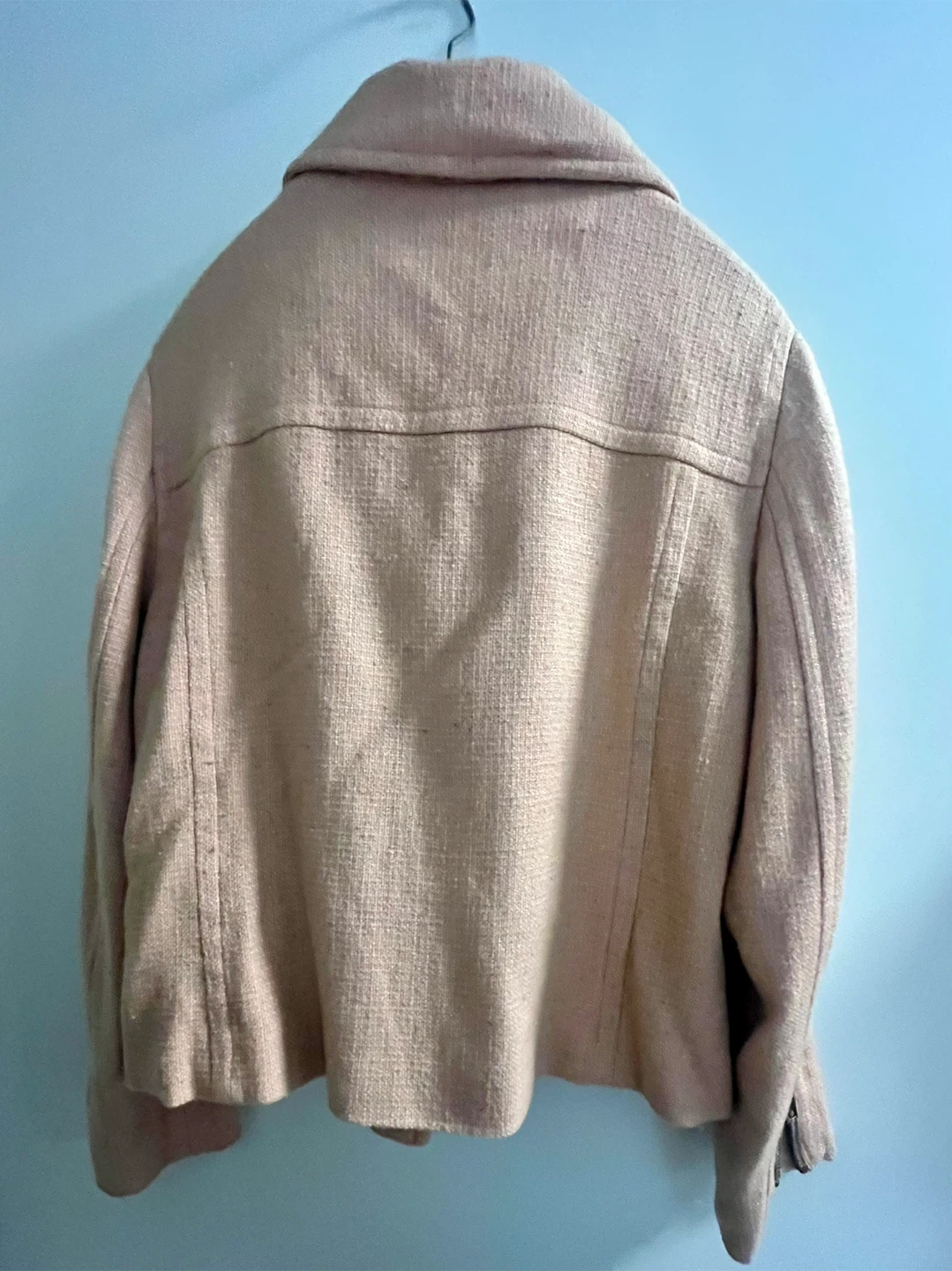 Tommy Hilfiger Pink Moto Jacket - Fits M-L but is XL - photo 4