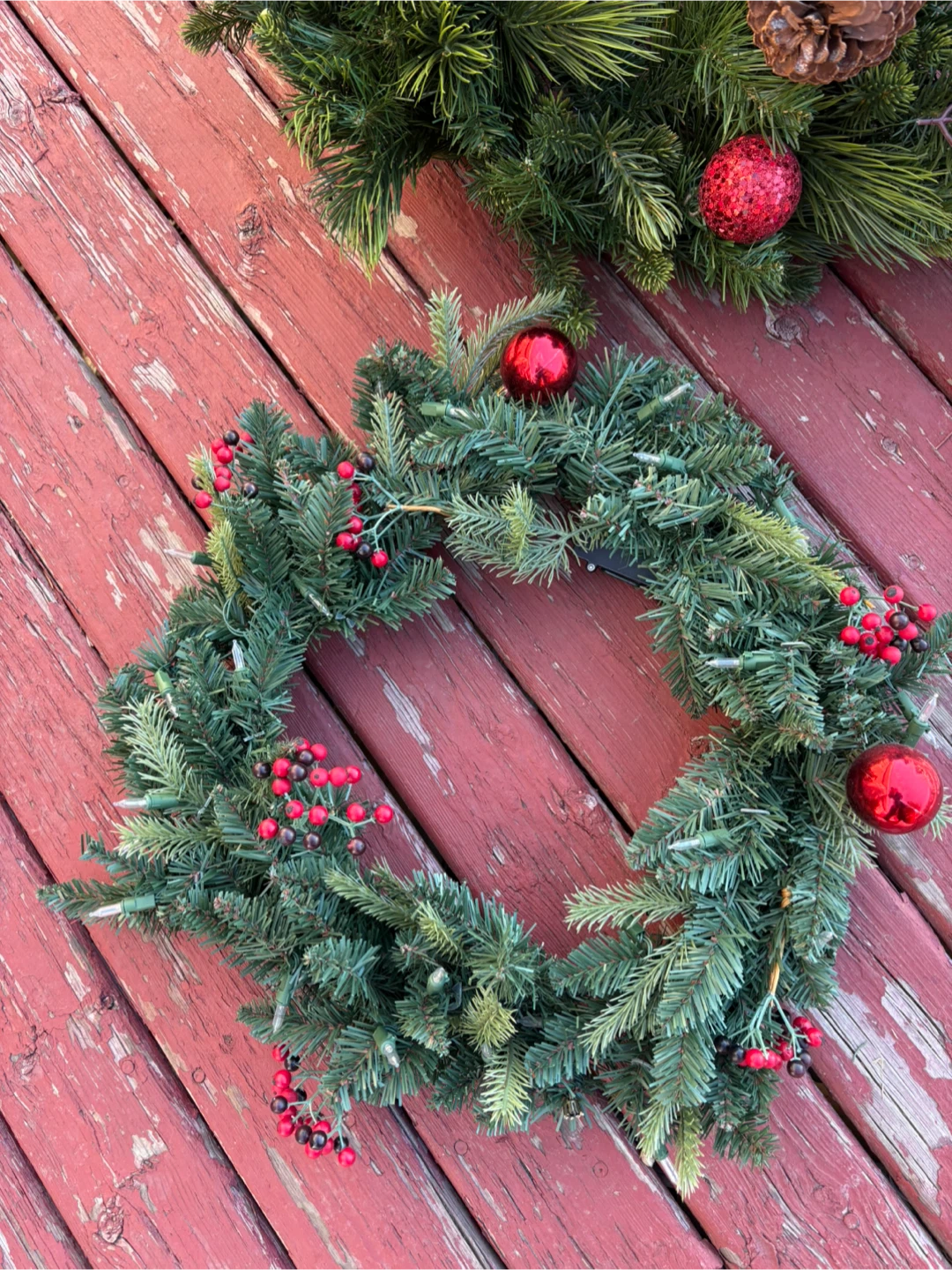 Christmas Wreaths & Welcome Sign - photo 3