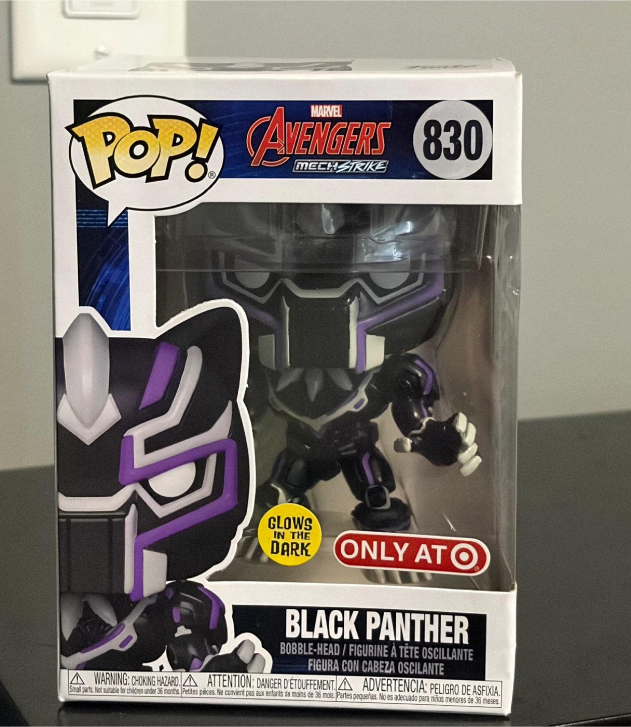 Funko Pop! Marvel Avengers Mech Strike Black Panther #830