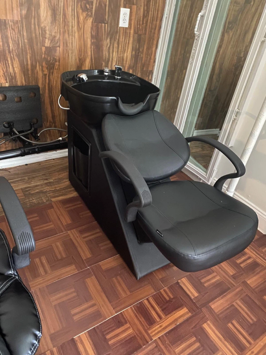 Salon Shampoo Bowl Chair - Black - photo 2
