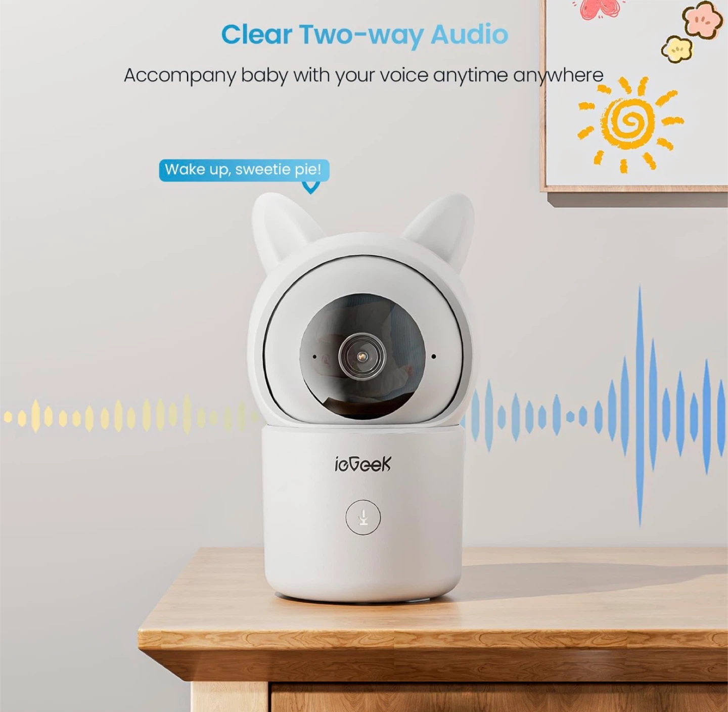 Baby 4 2.5K Smart Video Monitor - New! - photo 3