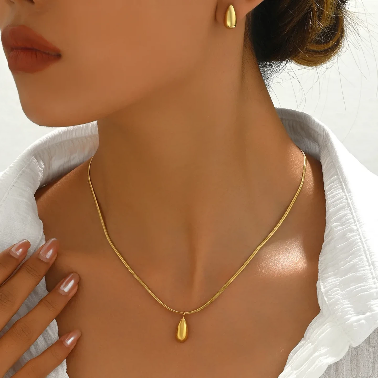 Golden Geo Necklace
