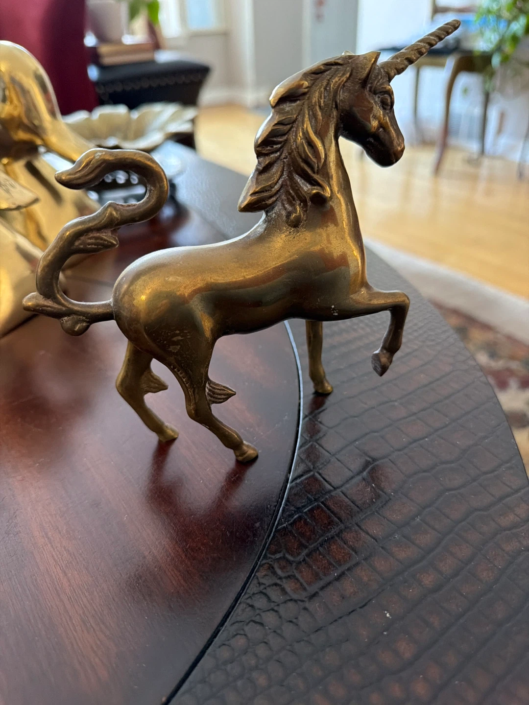 Brass Unicorn Figurine - photo 2