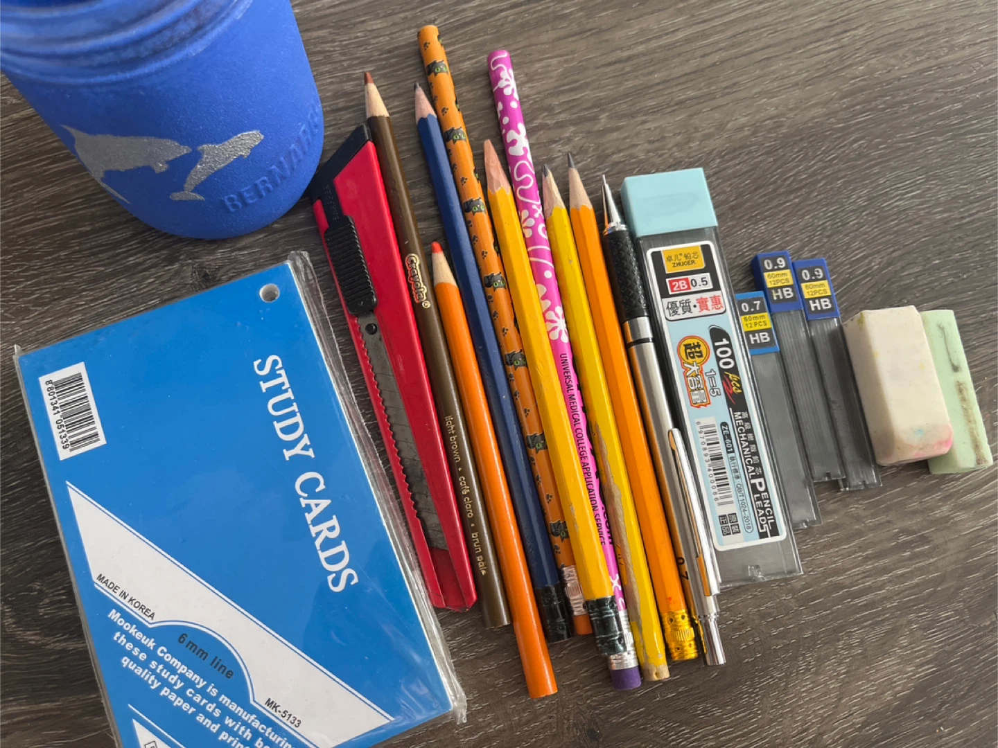 Study Cards and Pencils - photo 2