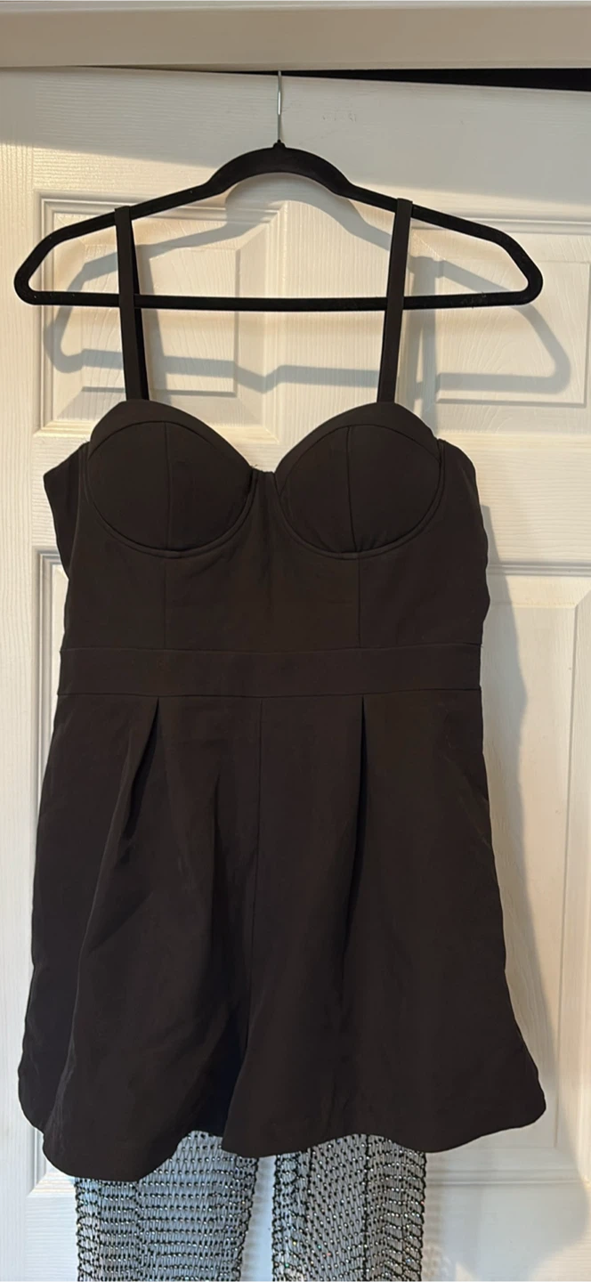 Black Romper with Silver Chain Pants - photo 5