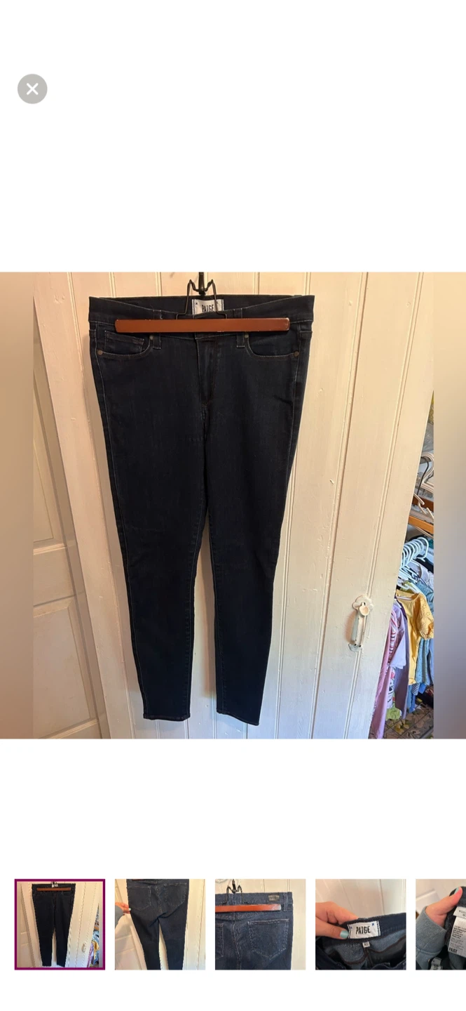 Paige Verdugo Ultra Skinny Jeans - Size 30
